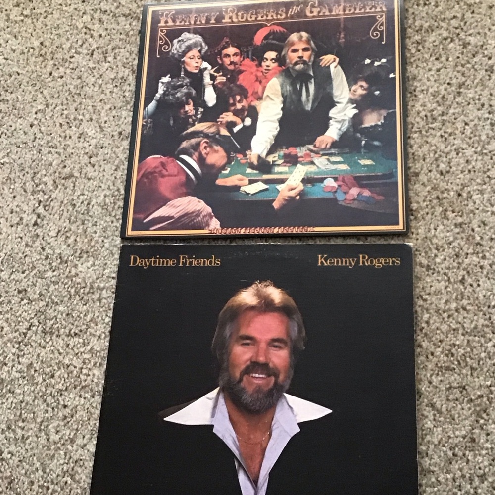 2 Kenny Rogers Vinyl Records